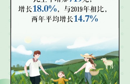 2021年云南省脫貧縣農村居民人均可支配收入增長11%