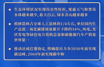這十年，看中國經(jīng)濟(jì)和生態(tài)文明領(lǐng)域非凡成就