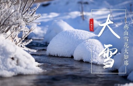 大雪，燕山雪花大如席