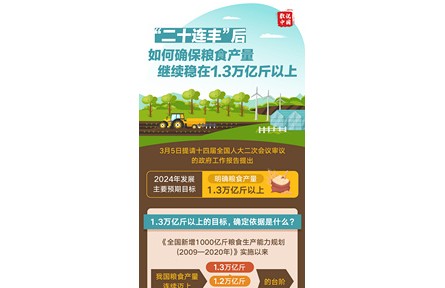 “二十連豐”后，如何確保糧食產(chǎn)量繼續(xù)穩(wěn)在1.3萬(wàn)億斤以上