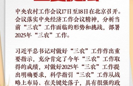 明年“三農(nóng)”工作怎么干？讀懂中央農(nóng)村工作會(huì)議重要提法