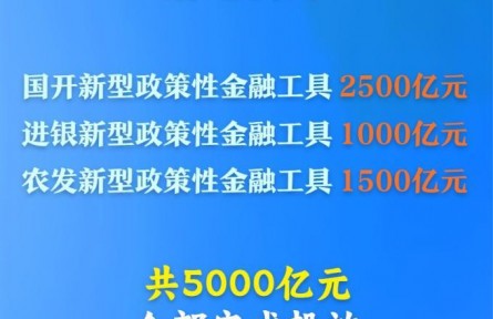 預(yù)計(jì)拉動(dòng)項(xiàng)目總投資超7萬億元!5000億元新型政策性金融工具完成投放