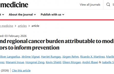 全球近40%癌癥可預(yù)防！《自然·醫(yī)學(xué)》最新研究→